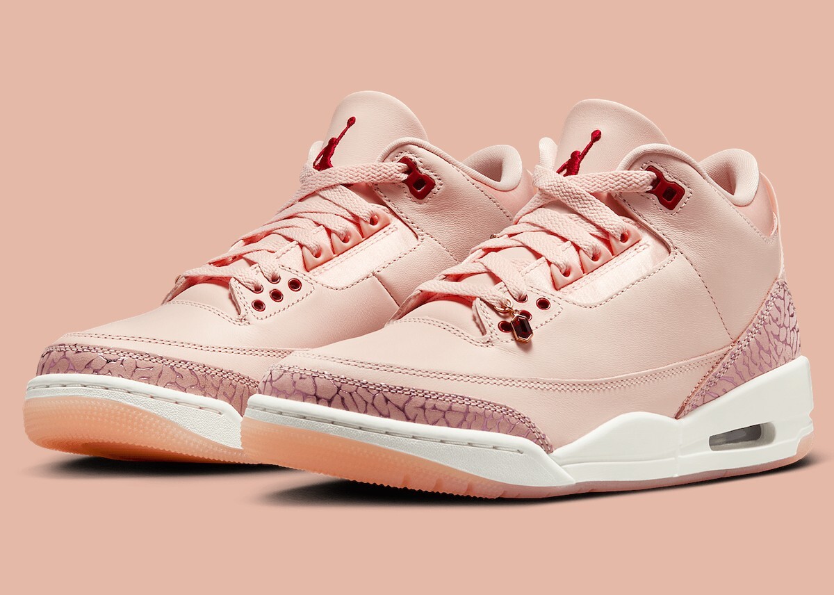 jordan 3 womens rose gold